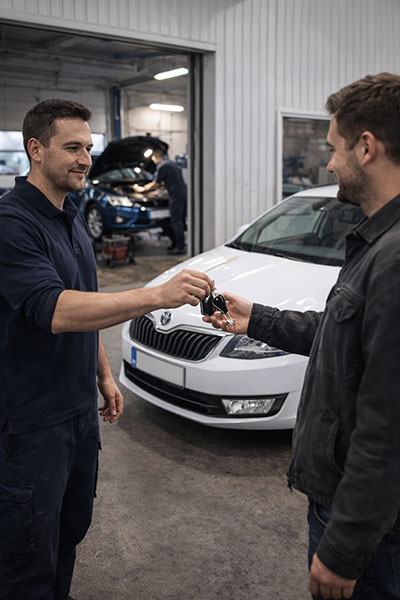 Možnost zapůjčení náhradního vozidla 


