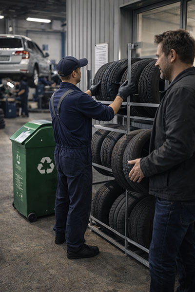 Zpětný odběr pneumatik




